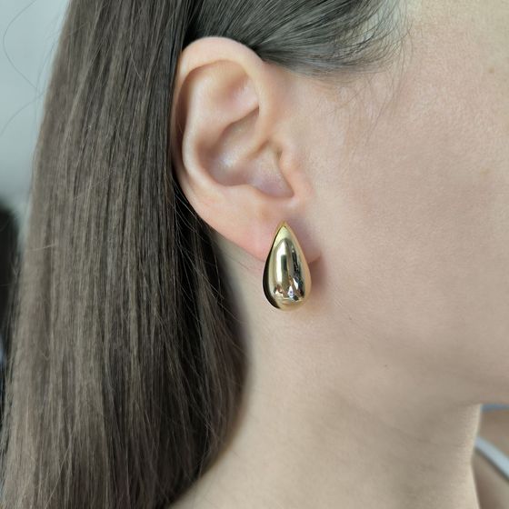 Срібні сережки без каменів