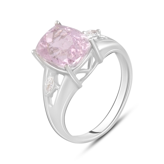 Срібна каблучка з Кунцитом 4.494ct