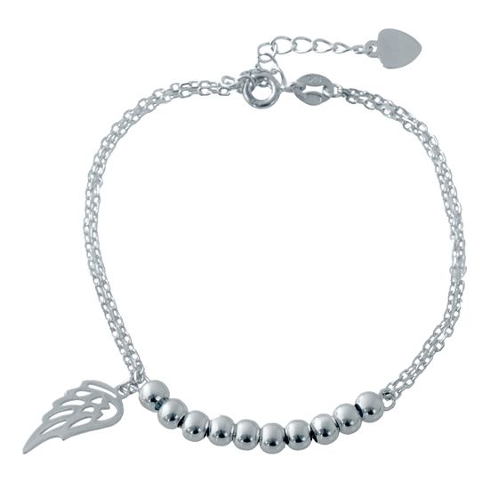 Silver bracelet without stones