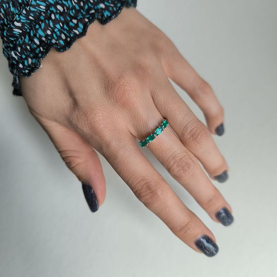 Серебряное кольцо с агатом 0.744ct