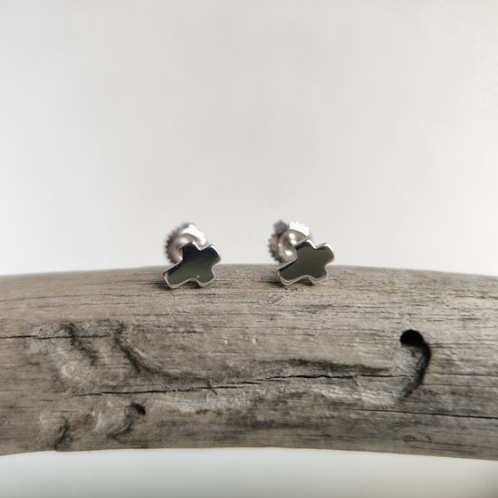 Срібні сережки без каменів