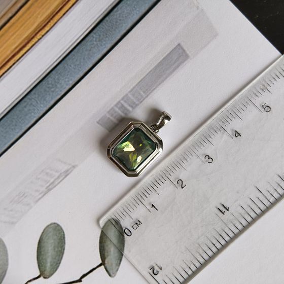 Срібна підвіска з містик топазом 2.4ct