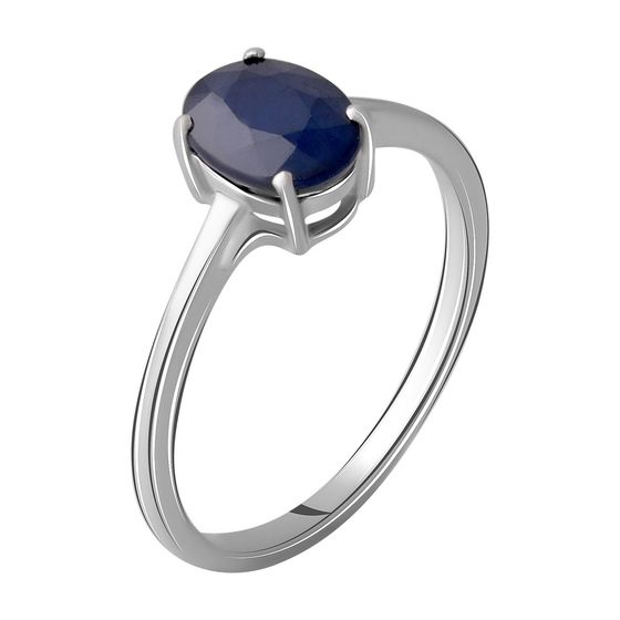 Серебряное кольцо с сапфиром 1.585ct