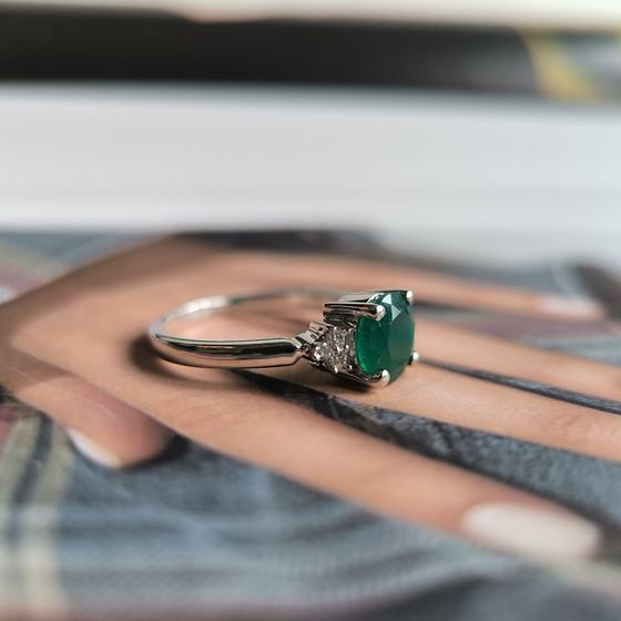 Срібна каблучка з агатом 1.332ct