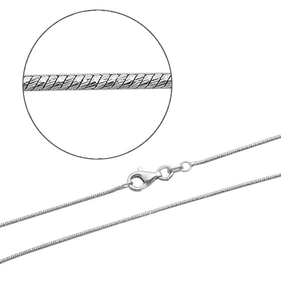 Silver chain without stones
