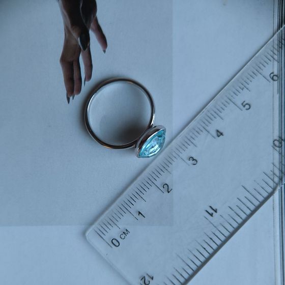 Silver Ring with Fianites