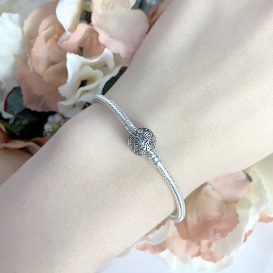 Серебряный шарм-клипса