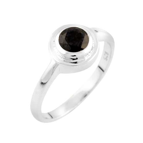Срібна каблучка з сапфіром 0.65ct