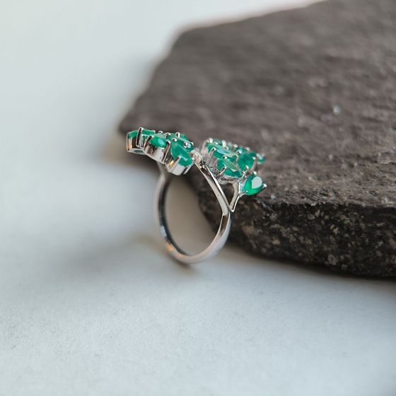 Срібна каблучка з агатом 3.038ct