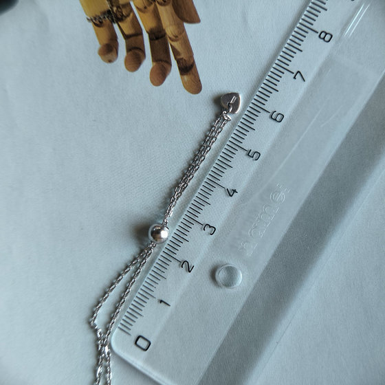 Silver bracelet without stones