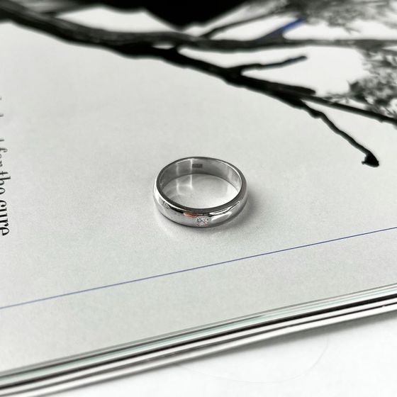 Серебряное кольцо с фианитами