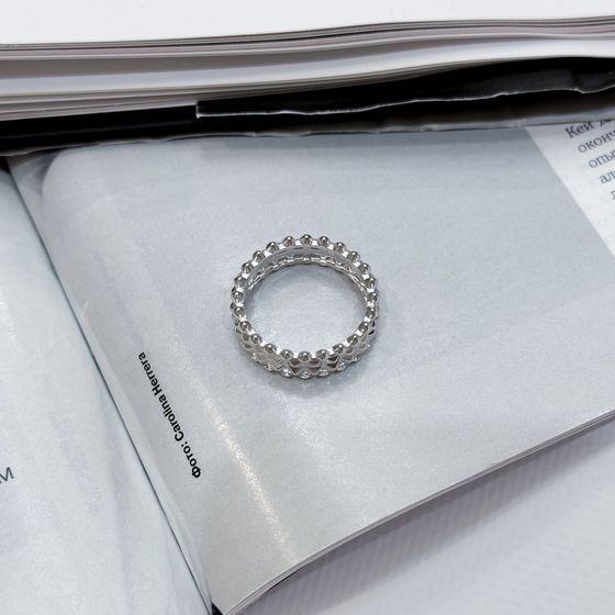 Silver ring without stones