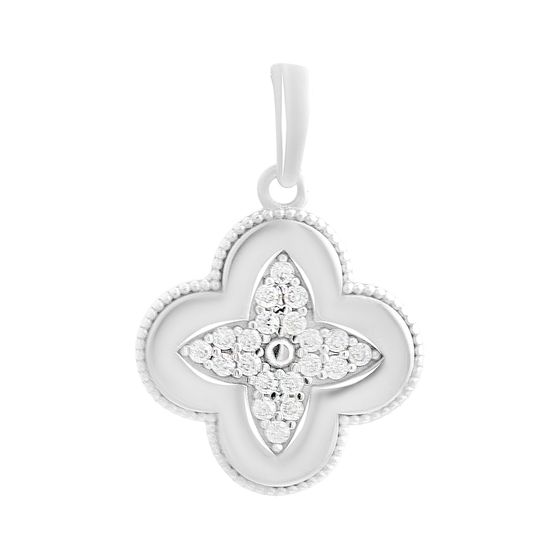 Золота підвіска з фіанітами 0.17ct