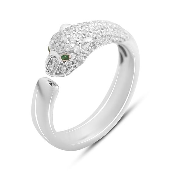 Золотое кольцо с фианитами 0.71ct