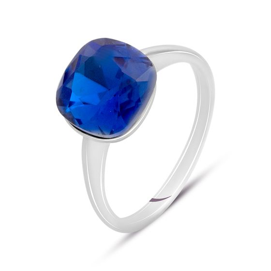 Silver Ring with Fianites