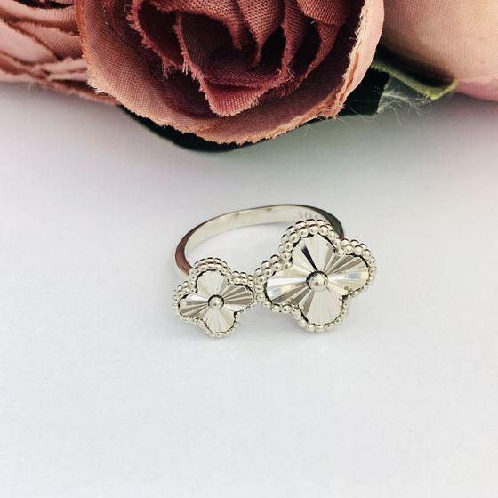 Silver ring without stones