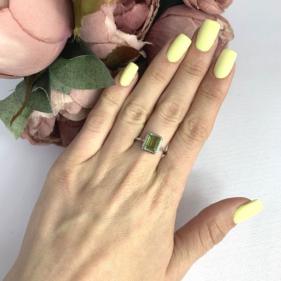 Срібна каблучка з султанітом 1.916ct