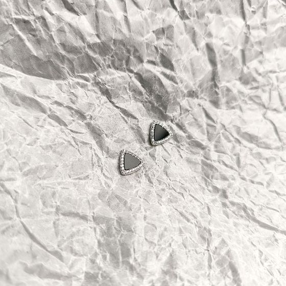 Silver Earrings with Fianites