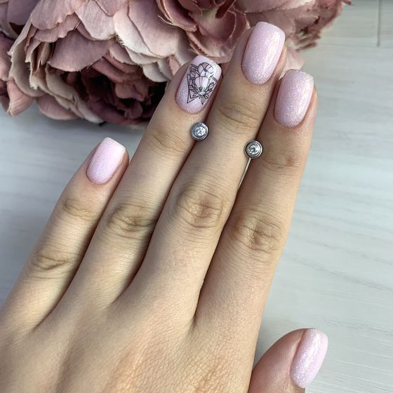 Золоті сережки з діамантом 0.1ct