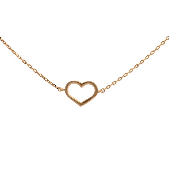 Золотое колье без камней