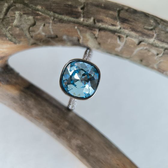 Silver Ring with Fianites