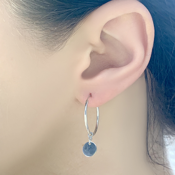 Срібні сережки без каменів