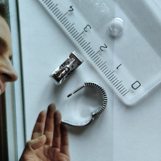 Срібні сережки без каменів