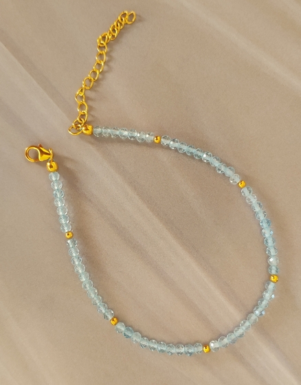 Серебряный браслет с топазом 14.515ct