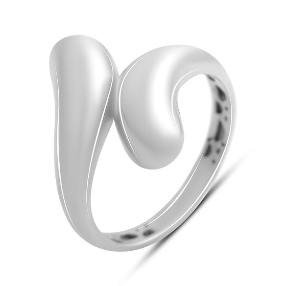Silver ring without stones