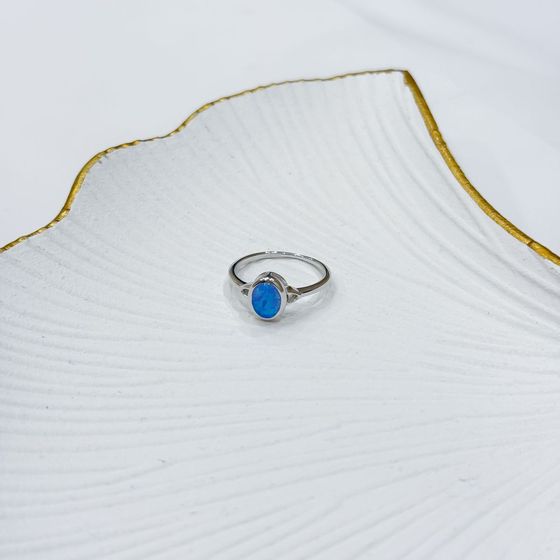 Срібна каблучка з опалом 0.467ct