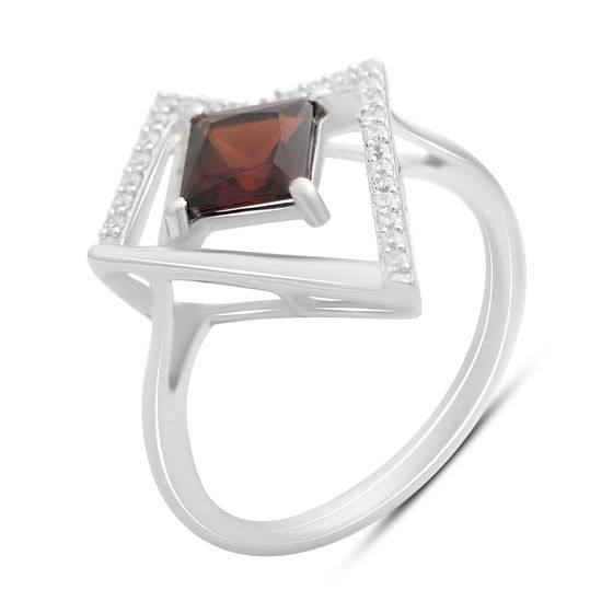 Срібна каблучка з гранатом 1.555ct