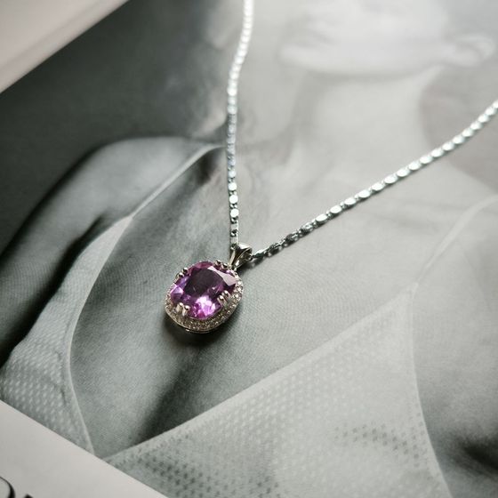 Серебряная подвеска с александритом 6.745ct