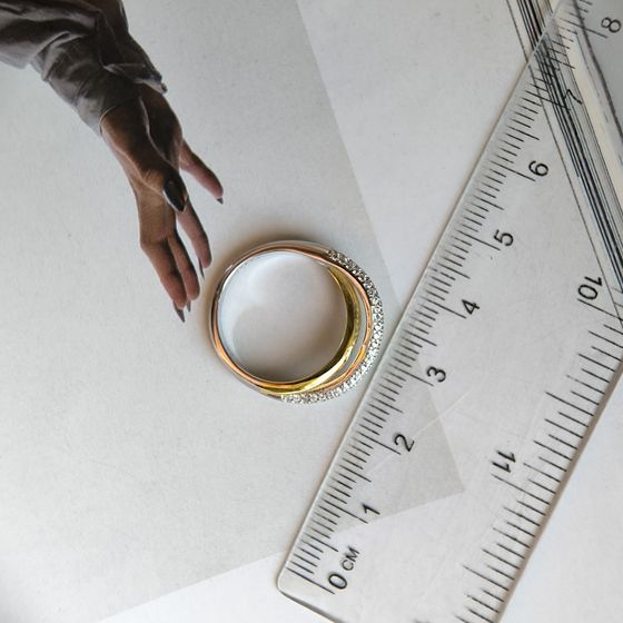 Silver Ring with Fianites