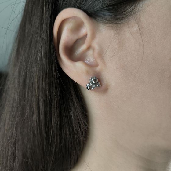 Срібні сережки без каменів