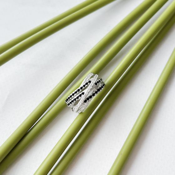 Silver Ring with Fianites