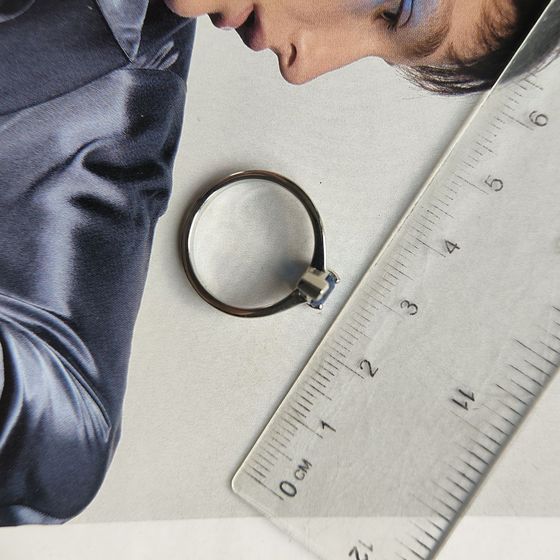 Срібна каблучка із сапфіром nano 0.517ct