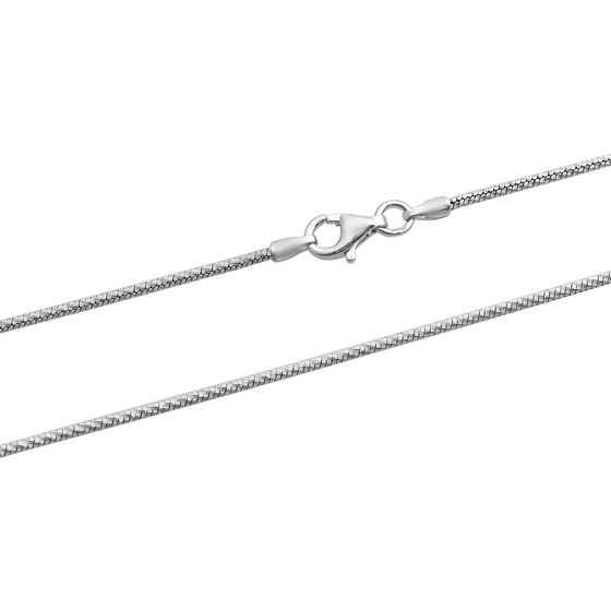 Silver chain without stones