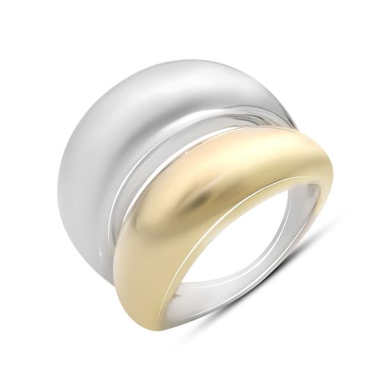 Silver ring without stones