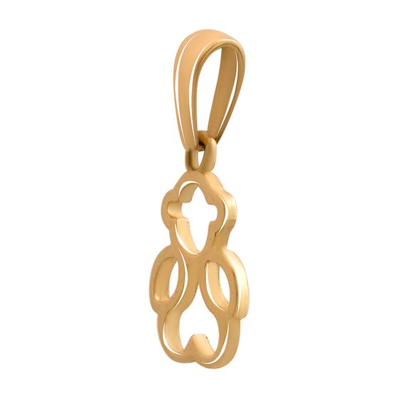 Золотая подвеска без камней