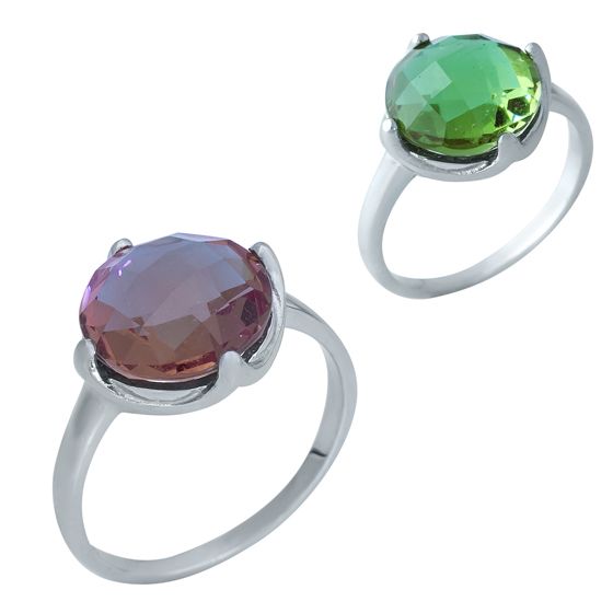 Срібна каблучка з султанітом 5.575ct