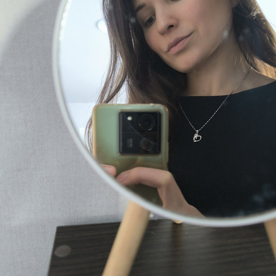 Срібна підвіска з фіанітами