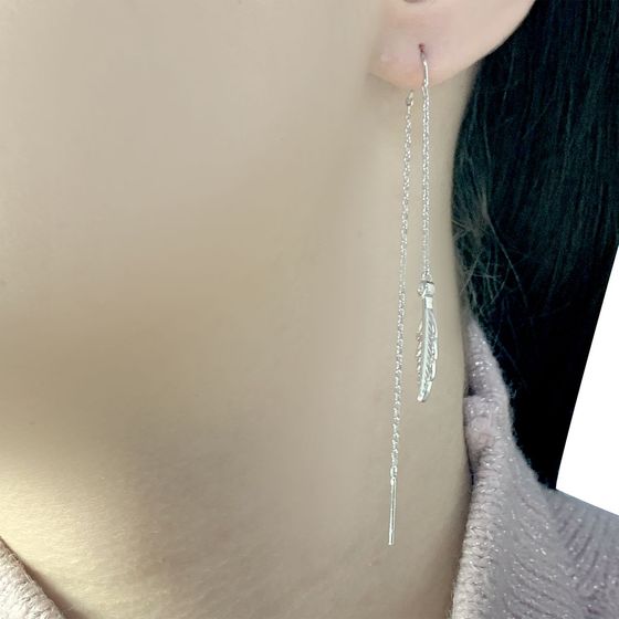 Срібні сережки з фіанітами