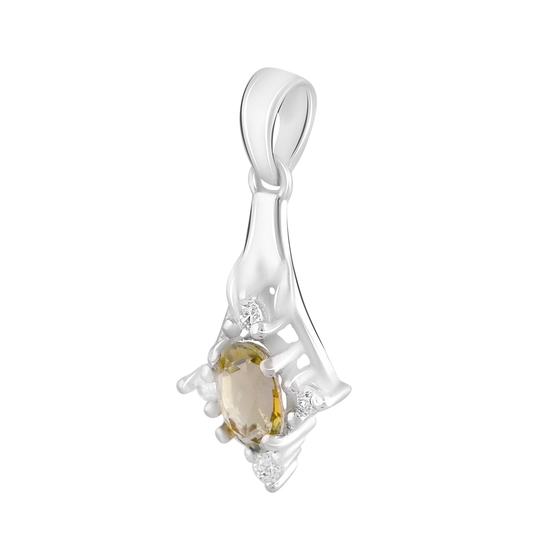Срібна підвіска з цитрином nano 0.87ct