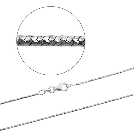 Срібний ланцюжок без каменів