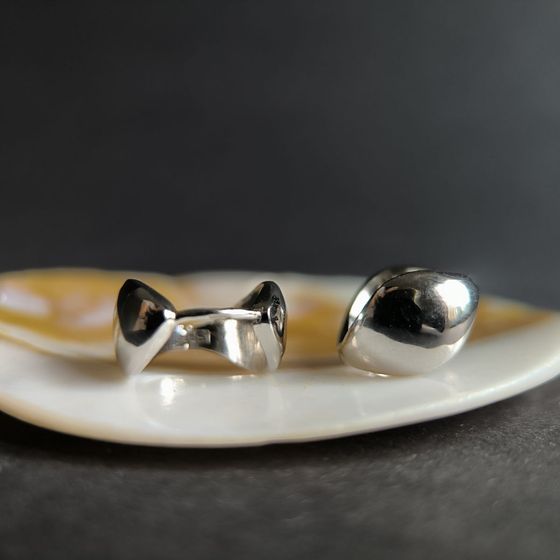 Срібні сережки без каменів