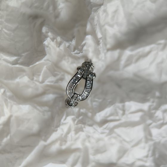 Silver Ring with Fianites