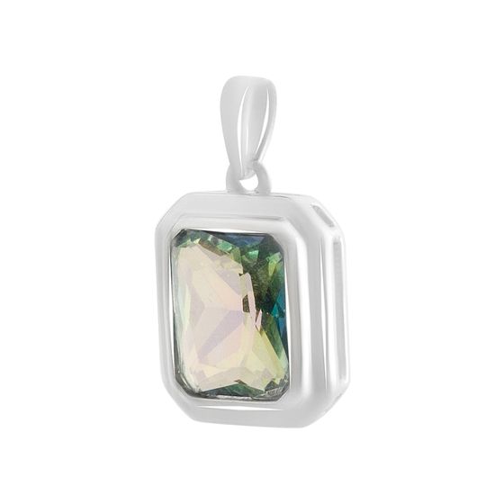 Срібна підвіска з містик топазом 2.4ct