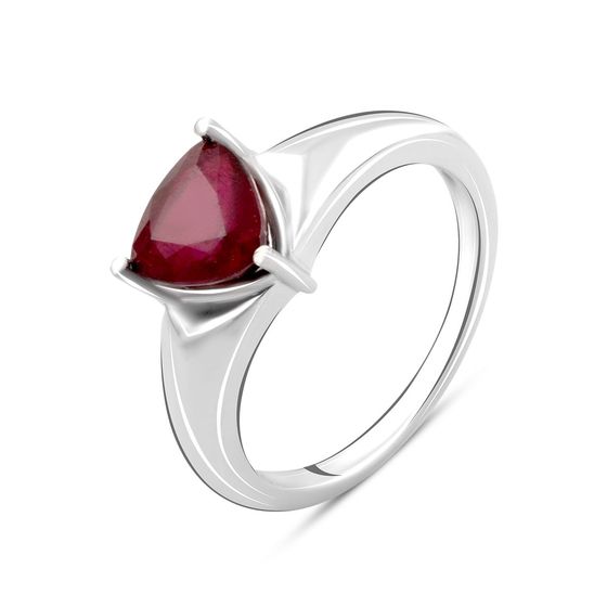 Серебряное кольцо с рубином 2.6ct