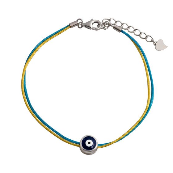 Silver bracelet with yemallu