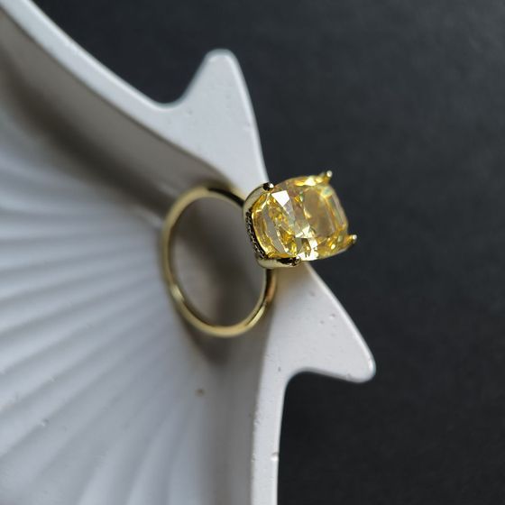 Silver Ring with Fianites